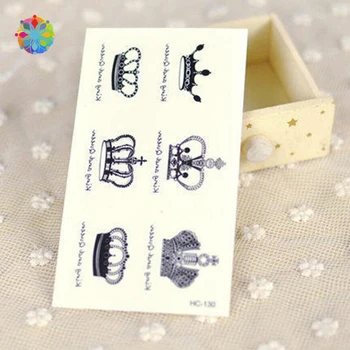1 Sheet Tattoo Sticker Crown Waterproof Temporary Tattoo Sticker Women and Men
1 Sheet Tattoo Sticker Crown Waterproof Temporary Tattoo Sticker Women and Men
