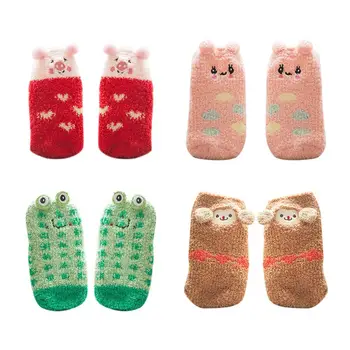 Coral Velvet Baby Boy And Girl Socks Rubber Non-Slip Floor Socks Three-Dimensional Animal Baby Socks Winter Autumn Thick Warm
Coral Velvet Baby Boy And Girl Socks Rubber Non-Slip Floor Socks Three-Dimensional Animal Baby Socks Winter Autumn Thick Warm