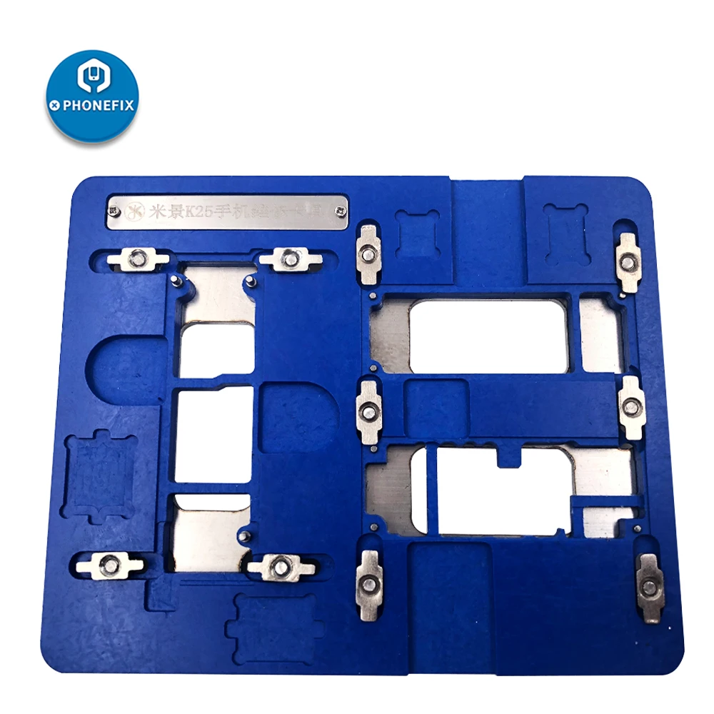 MJ K25 K27 for iPhone Repair PCB Holder Fixture for iPhone 11/11Pro/11Pro Max Motherboard Fixture PCB Holder Soldering Fixture
MJ K25 K27 for iPhone Repair PCB Holder Fixture for iPhone 11/11Pro/11Pro Max Motherboard Fixture PCB Holder Soldering Fixture