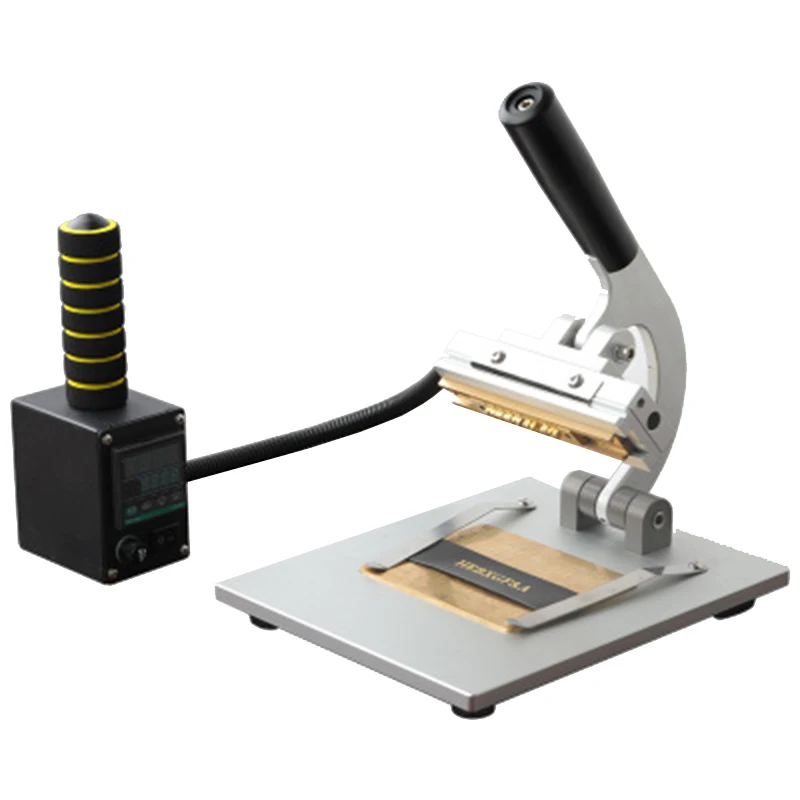 Small Manual Desktop Fast Die Change Type ABC Bronzing Branding Machine Efficient Leather Logo Trademark Embossing Hot Press
Small Manual Desktop Fast Die Change Type ABC Bronzing Branding Machine Efficient Leather Logo Trademark Embossing Hot Press