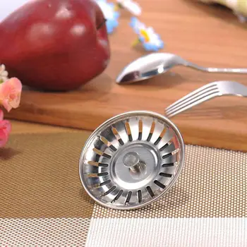 1pc Stainless Steel Kitchen Sink Stopper Plug For Bath Drainer Basin Cover Water Rubber Sink Sinkhole Strainer Drain Q4T5
1pc Stainless Steel Kitchen Sink Stopper Plug For Bath Drainer Basin Cover Water Rubber Sink Sinkhole Strainer Drain Q4T5