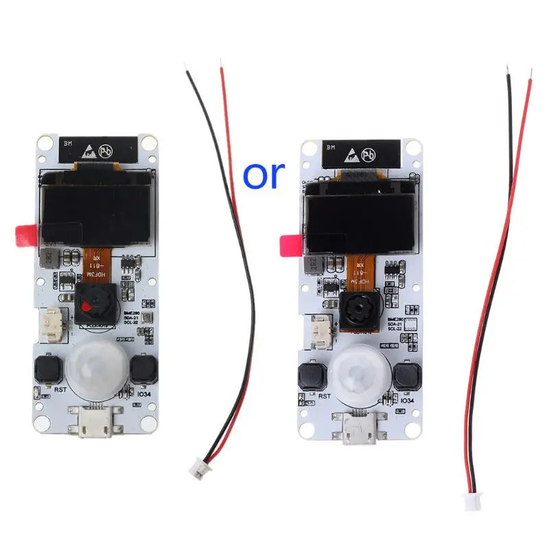 TTGO T-Camera ESP32 WROVER & PSRAM Camera Module ESP32-WROVER-B OV2640 Camera Module 0.96 OLED
TTGO T-Camera ESP32 WROVER & PSRAM Camera Module ESP32-WROVER-B OV2640 Camera Module 0.96 OLED