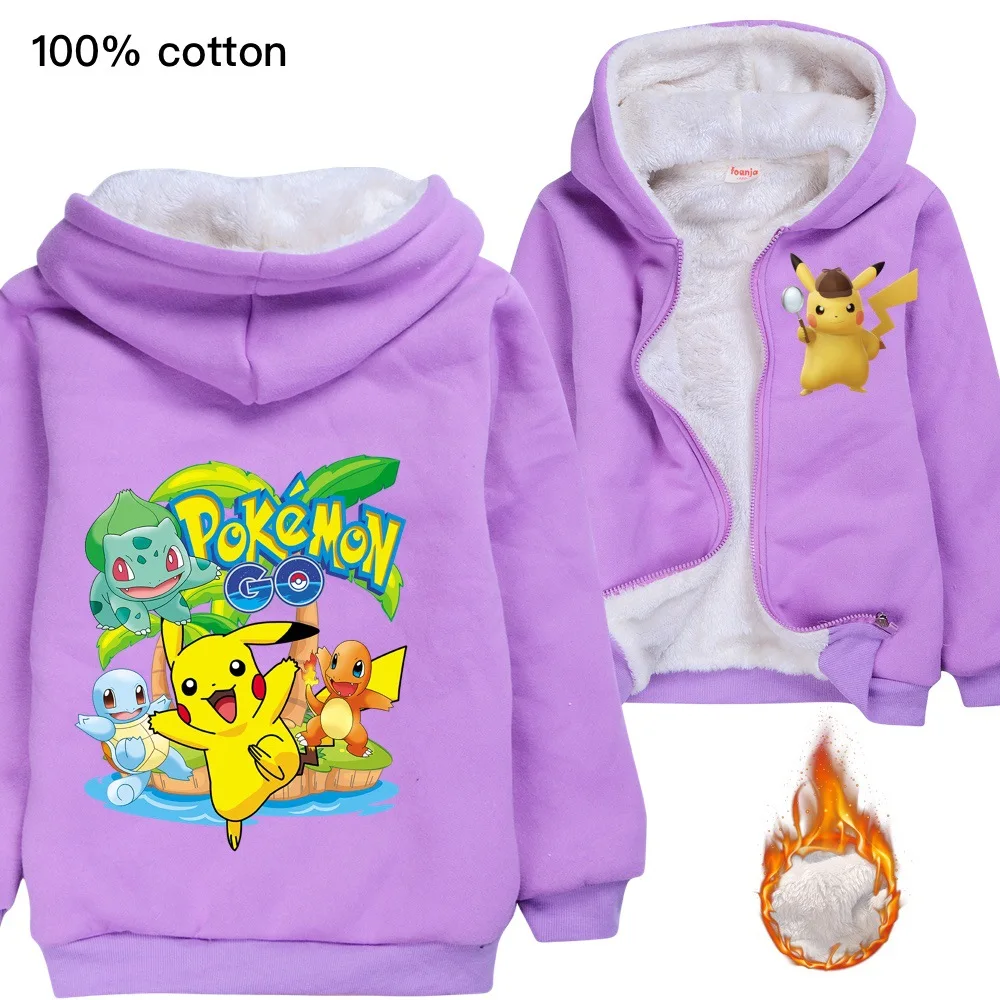 purple Kids Sweatshirt Cotton Cartoon POKEMON GO Pikachu boys girls Cosplay Costumes Long sleeve hoodies T-shirt Hooded Clothes
purple Kids Sweatshirt Cotton Cartoon POKEMON GO Pikachu boys girls Cosplay Costumes Long sleeve hoodies T-shirt Hooded Clothes