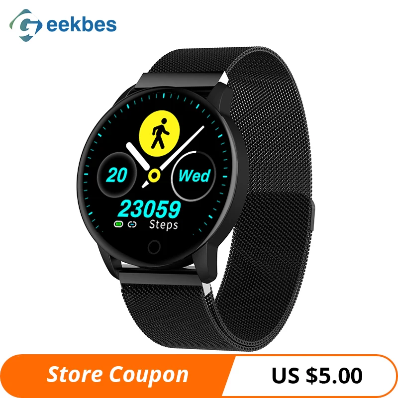 Geekbes WR8 Smart Watch Men Women Smartwatch 1.22 inch 2.5D IPS Screen Heart Rate Blood Pressure Monitor Goddess Exclusive IP67
Geekbes WR8 Smart Watch Men Women Smartwatch 1.22 inch 2.5D IPS Screen Heart Rate Blood Pressure Monitor Goddess Exclusive IP67