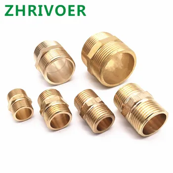 Brass Pipe Hex Nipple Fitting Quick Adapter 1/8" 1/4" 3/8" 1/2" 3/4" 1" BSP Male Thread Water, oil and gas Connector
Brass Pipe Hex Nipple Fitting Quick Adapter 1/8" 1/4" 3/8" 1/2" 3/4" 1" BSP Male Thread Water, oil and gas Connector