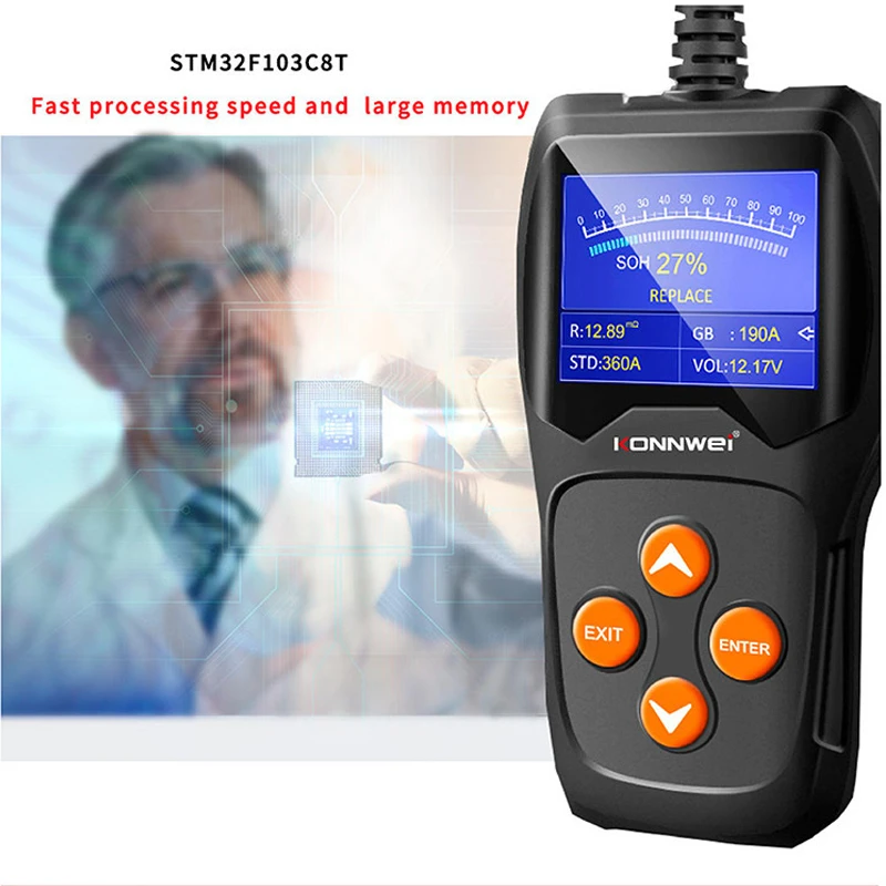 Car Battery Tester Auto Battery Tools 12V 100 to 2000CCA Quick Cranking Charging Diagnostic Circut Digital Alternator Tester
Car Battery Tester Auto Battery Tools 12V 100 to 2000CCA Quick Cranking Charging Diagnostic Circut Digital Alternator Tester