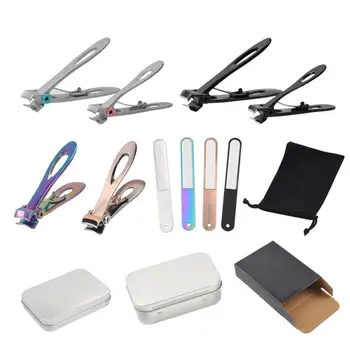 wide jaw opening nail clippers nail file set thick nail clippers manicure tool 
wide jaw opening nail clippers nail file set thick nail clippers manicure tool