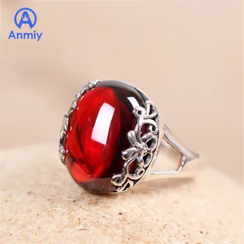 Anmiy Thai Open Mouth Ring Chalcedony Red Garnet Personality Exaggerated Wizard
Anmiy Thai Open Mouth Ring Chalcedony Red Garnet Personality Exaggerated Wizard