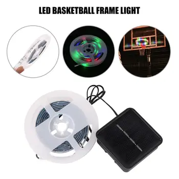 Induction Discoloration Basketball Hoop Rim LED Strips Colorful Solar Energy Powered Basket Frame Lamps for Night Sports
Induction Discoloration Basketball Hoop Rim LED Strips Colorful Solar Energy Powered Basket Frame Lamps for Night Sports