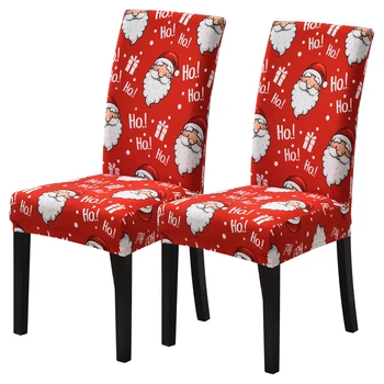2/4/6pcs Xmas Elastic Dining Room Seat Chair Covers Christmas Chair Cover Stretch Slipcovers For Christmas Party Deco 
2/4/6pcs Xmas Elastic Dining Room Seat Chair Covers Christmas Chair Cover Stretch Slipcovers For Christmas Party Deco