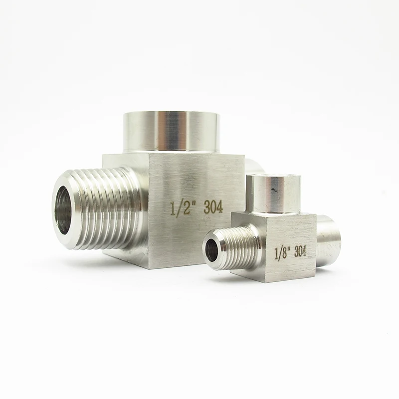 1/8" 1/4" 3/8" 1/2" BSP Female x Female x Male Thread 304 Stainless Steel Tee Type 3 Way High Pressure Resistant Pipe Fitting
1/8" 1/4" 3/8" 1/2" BSP Female x Female x Male Thread 304 Stainless Steel Tee Type 3 Way High Pressure Resistant Pipe Fitting