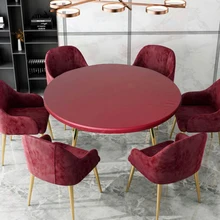 Waterproof Round Table Cover Cloth Protector Polyester Round Tablecloth Catering Fitted Table Cover with Elastic Edged 60-120cm
Waterproof Round Table Cover Cloth Protector Polyester Round Tablecloth Catering Fitted Table Cover with Elastic Edged 60-120cm