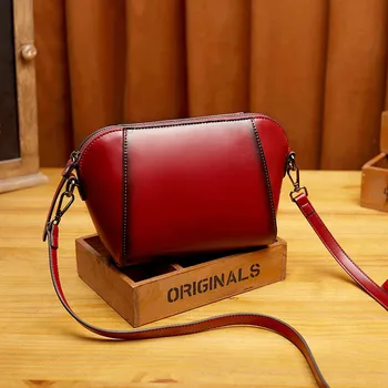 Genuine Leather Bags Women High Quality Fashion Casual One-Shoulder Compact Messenger Bag Wild Simple Shell Bag
Genuine Leather Bags Women High Quality Fashion Casual One-Shoulder Compact Messenger Bag Wild Simple Shell Bag