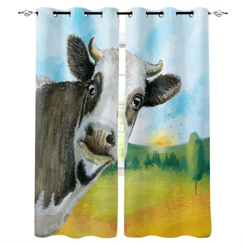 Farm Cow Animal Window Curtains Living Room Curtain Home Decor
Farm Cow Animal Window Curtains Living Room Curtain Home Decor