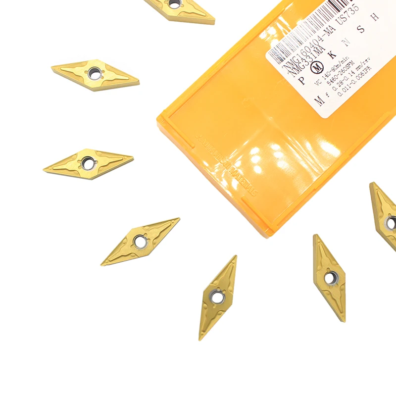 VNMG160404 MA US735 original carbide inserts of machining lathe turning tool high quality lathe cutter
VNMG160404 MA US735 original carbide inserts of machining lathe turning tool high quality lathe cutter