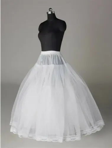 

Romantic New Design 3 Layers Hoopless Petticoat Crinoline Bridal Wedding Dress Underskirt