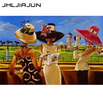 

JHLJIAJUN painting by numbers DIY oil painting journey landscape oil painting oil painting art painting home decoration