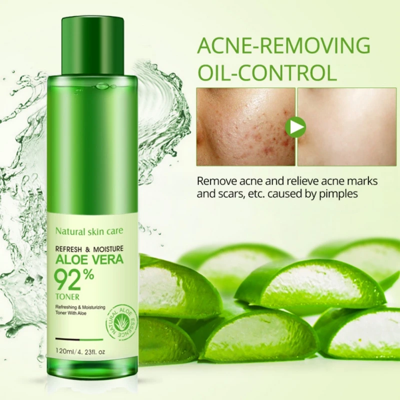 BIOAQUA Natural Face Toner Aloe Vera Gel VC Essence Skin Care Hydrating Moisturizing Vitamin C Lighten Pore Toner Korean 120ml
BIOAQUA Natural Face Toner Aloe Vera Gel VC Essence Skin Care Hydrating Moisturizing Vitamin C Lighten Pore Toner Korean 120ml