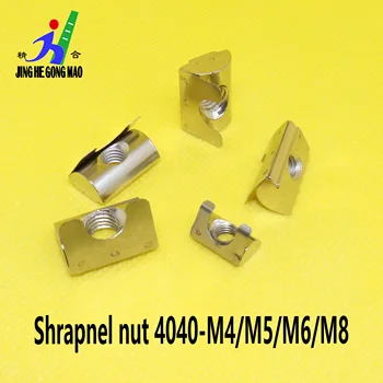 T-Nut Roll in Slot Nuts ThreadM4 M5 M6 M8 T Spring Nuts Half Round Elasticity Nuts for 4040 Series Aluminum Profile Extrusio
T-Nut Roll in Slot Nuts ThreadM4 M5 M6 M8 T Spring Nuts Half Round Elasticity Nuts for 4040 Series Aluminum Profile Extrusio
