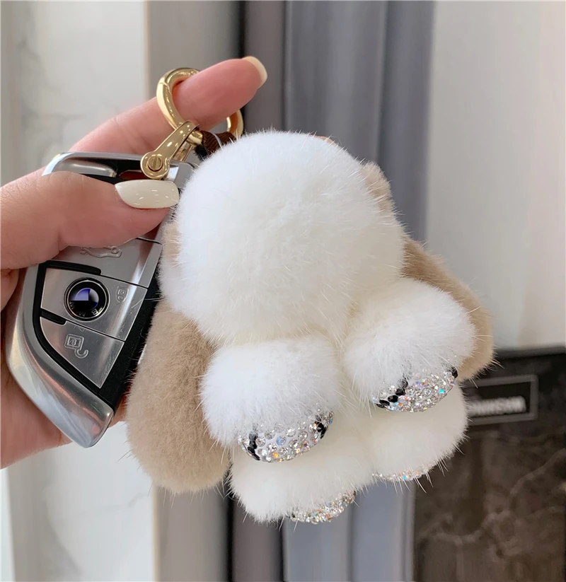 Mink Plush Bunny Kawaii Bag Pendant Car Keychain Decoration Long Ears Rabbit Soft Plush Toys For Children Girl Birthday Gifts
Mink Plush Bunny Kawaii Bag Pendant Car Keychain Decoration Long Ears Rabbit Soft Plush Toys For Children Girl Birthday Gifts