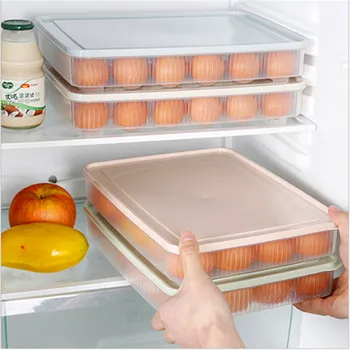 Storage Boxes Kitchen color 24 egg storage box plastic refrigerator storage box portable egg tray plastic can be super imposed
Storage Boxes Kitchen color 24 egg storage box plastic refrigerator storage box portable egg tray plastic can be super imposed