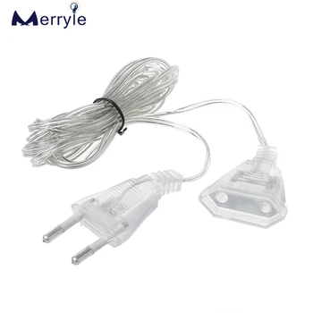 3M EU Power Extension Cord Power Extension Cable Plug for Christmas Lights Holiday Fairy Lights String Outdoor Home Decoration
3M EU Power Extension Cord Power Extension Cable Plug for Christmas Lights Holiday Fairy Lights String Outdoor Home Decoration