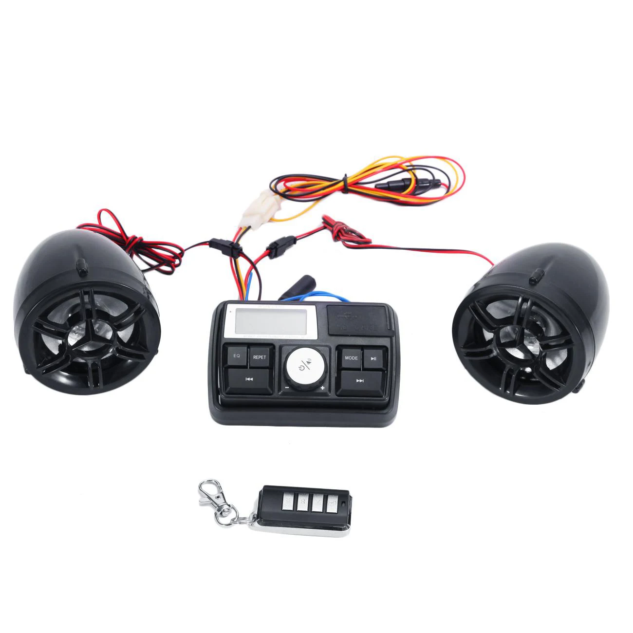 LCD Screen Waterproof Built In Alarm Motorcycle Audio Set Bluetooth FM Radio Anti Theft Practical Simple To Use 2 Speakers
LCD Screen Waterproof Built In Alarm Motorcycle Audio Set Bluetooth FM Radio Anti Theft Practical Simple To Use 2 Speakers