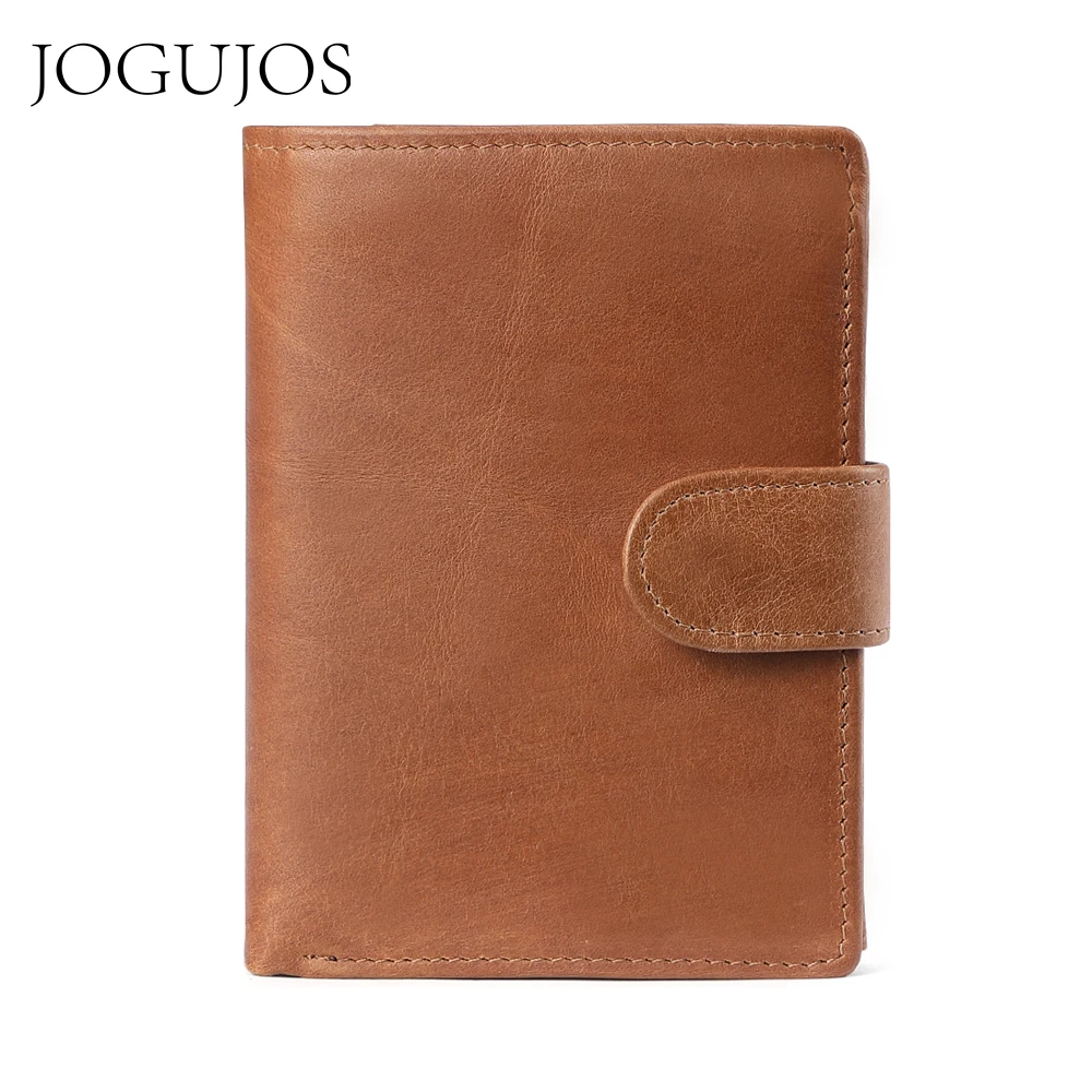 JOGUJOS New Design Travel Leather Men's Wallet Genuine Leather Men Business Wallet Men Card Id Holder Coin Purse Leather wallet
JOGUJOS New Design Travel Leather Men's Wallet Genuine Leather Men Business Wallet Men Card Id Holder Coin Purse Leather wallet