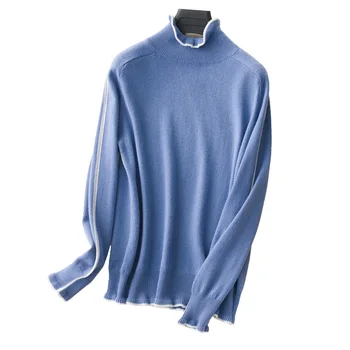 Winter 100% Wool Cashmere Sweater Women Pullover Long Sleeve Turtleneck Female Pullovers Women Sweaters Warm Healthy Pull Femme
Winter 100% Wool Cashmere Sweater Women Pullover Long Sleeve Turtleneck Female Pullovers Women Sweaters Warm Healthy Pull Femme