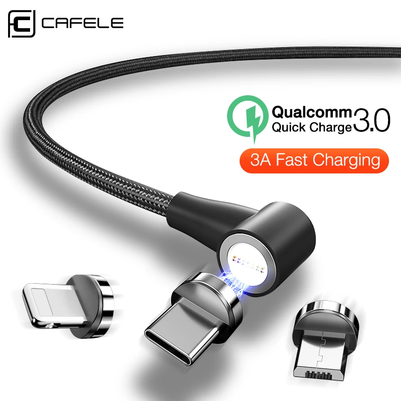 CAFELE 3A Magnetic Cable USB Micro Type C Charging Cables Data Sync Charge For iPhone Huawei Samsung Xiaomi Oneplus
CAFELE 3A Magnetic Cable USB Micro Type C Charging Cables Data Sync Charge For iPhone Huawei Samsung Xiaomi Oneplus