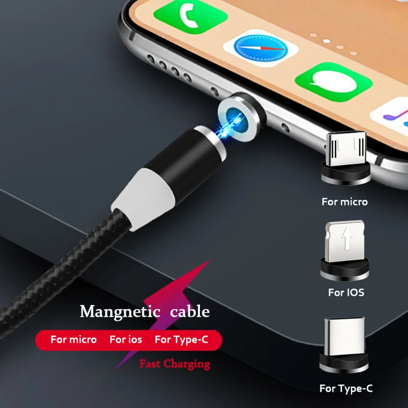 2A Fast Magnetic Cable Micro USB Quick Charger Type C Magnet Android Cord Phone Cable
2A Fast Magnetic Cable Micro USB Quick Charger Type C Magnet Android Cord Phone Cable