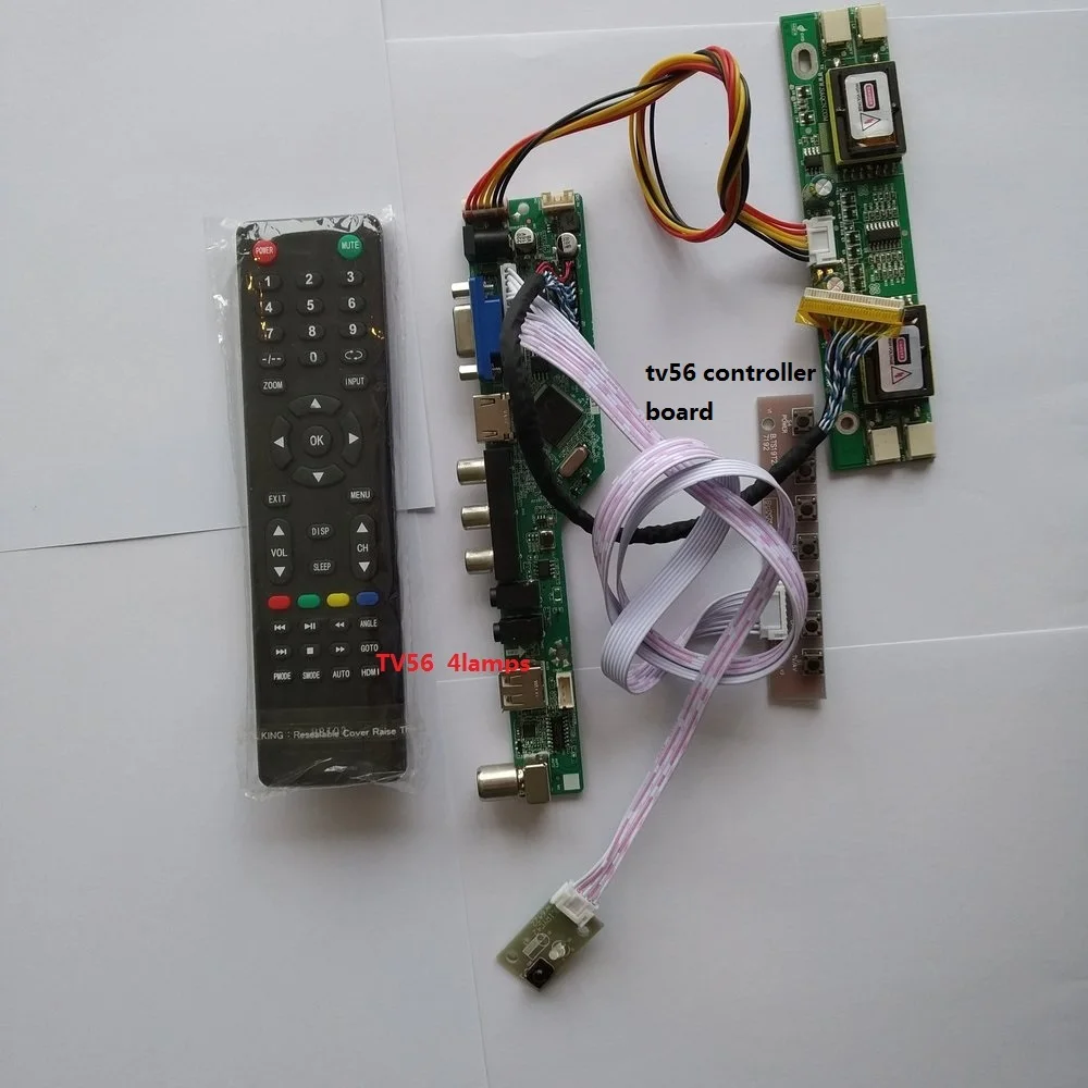 ТВ LCD светодиодный VGA AV контроллер платы DIY KIT кабель для LTM230HT01 23 0 "1920*1080 панель