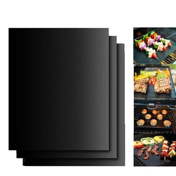 2/3/5Pcs Reusable Non-stick BBQ Grill Mat Pad Baking Cooking Grilling Sheet Heat Resistance Easily Cleaned Kitchen For Party
2/3/5Pcs Reusable Non-stick BBQ Grill Mat Pad Baking Cooking Grilling Sheet Heat Resistance Easily Cleaned Kitchen For Party