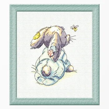 Cross Stitch Kit Precision Printing XT8 Cute Cartoon Curious Little Bunny Children's Bedroom Decoration
Cross Stitch Kit Precision Printing XT8 Cute Cartoon Curious Little Bunny Children's Bedroom Decoration