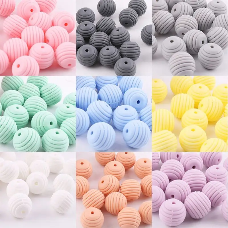 10 Pcs/pack Silicone Balls Baby Teething Spiral Round Beads DIY Necklace Infants Teether Pacifier Chain Accessories
10 Pcs/pack Silicone Balls Baby Teething Spiral Round Beads DIY Necklace Infants Teether Pacifier Chain Accessories