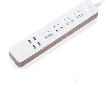 1.8M Extension Cord Power Strip Socket Fast Charging Adapter with 4 USB Port Multifunctional Smart Home Electronics
1.8M Extension Cord Power Strip Socket Fast Charging Adapter with 4 USB Port Multifunctional Smart Home Electronics