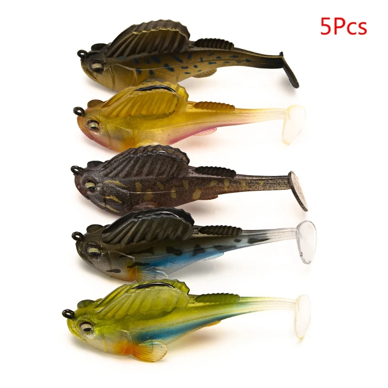 5 Pcs/Set T-tail Fishing Bait Soft Realistic Swimbaits Jumping Fish Lure Tackles Freshwater Saltwater Carp Jigging
5 Pcs/Set T-tail Fishing Bait Soft Realistic Swimbaits Jumping Fish Lure Tackles Freshwater Saltwater Carp Jigging