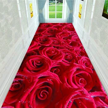 Creative 3D red rose Wedding room path carpet lovely flower printing lobby/stairs/passage/ entrance carpet
Creative 3D red rose Wedding room path carpet lovely flower printing lobby/stairs/passage/ entrance carpet