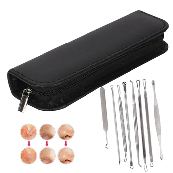8Pcs/Set Professional Comedone Squeezer Set Blackhead Remover Blackhead Pimple Acne Remover Tool
8Pcs/Set Professional Comedone Squeezer Set Blackhead Remover Blackhead Pimple Acne Remover Tool