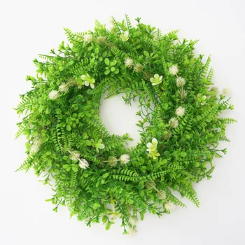 Artificial Garland Leaf Grass Ring Fake Plants Door Decoration Persian Grass Ring Pendant Home Party Outdoor Hanging Wall Decor
Artificial Garland Leaf Grass Ring Fake Plants Door Decoration Persian Grass Ring Pendant Home Party Outdoor Hanging Wall Decor