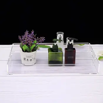 Kitchen Acrylic Tray Tea Tray And Coffee Table Tray Breakfast Tray Clear Acrylic Serving Tray With Handles #BO
Kitchen Acrylic Tray Tea Tray And Coffee Table Tray Breakfast Tray Clear Acrylic Serving Tray With Handles #BO