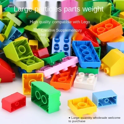 360Pcs Big Size Brick Colorful Bulk Bricks Baseplates DIY Building Blocks Compatible Duploe Block Toys For Children
360Pcs Big Size Brick Colorful Bulk Bricks Baseplates DIY Building Blocks Compatible Duploe Block Toys For Children