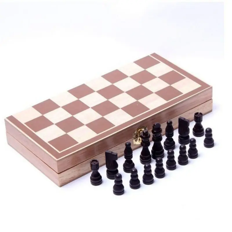 Chess Set Folding Wooden International Travel Board Set Piece Set Board Games Chess Game Portable
Chess Set Folding Wooden International Travel Board Set Piece Set Board Games Chess Game Portable