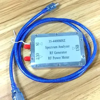 35-4400MHz signanl generator Simple Spectrum Analyzer frequency Sweep signal source power meter usb cable
35-4400MHz signanl generator Simple Spectrum Analyzer frequency Sweep signal source power meter usb cable