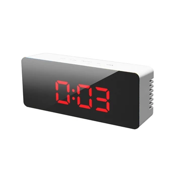 Mirror LED Alarm Table Clock Luminous Digital Snooze Time Temperature Wake Up Light Backlit Desk Clock Bedroom
Mirror LED Alarm Table Clock Luminous Digital Snooze Time Temperature Wake Up Light Backlit Desk Clock Bedroom