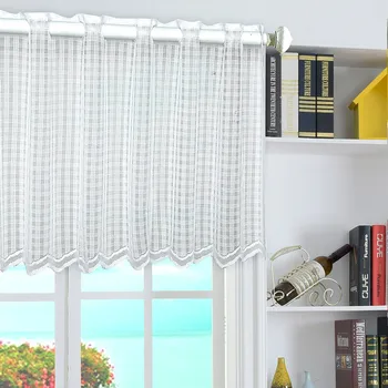 New Tulle On The Windows Valance Raindrop Style Short Sheer Curtains Rod Pocket Mesh Window Sheer Drapes for Living Room Balcony
New Tulle On The Windows Valance Raindrop Style Short Sheer Curtains Rod Pocket Mesh Window Sheer Drapes for Living Room Balcony