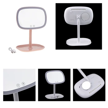 LED Lighted Makeup Cosmetic Mirror With 37 Lights, Desktop Tabletop Makeup Mirror
LED Lighted Makeup Cosmetic Mirror With 37 Lights, Desktop Tabletop Makeup Mirror