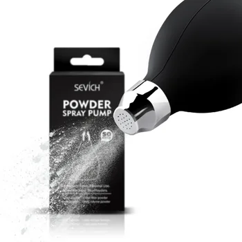 Powder Spray Bottle, Refillable Silicone Powder Dispenser Empty Powder Container for Barber, Durable Black Powder Sprayer 
Powder Spray Bottle, Refillable Silicone Powder Dispenser Empty Powder Container for Barber, Durable Black Powder Sprayer
