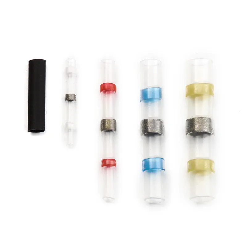 150Pcs/Set 26-10 AWG Insulated Heat Shrink Sordering Terminals Waterproof Solder Sleeve Tube + Polyolefin Heat Shrink Tube
150Pcs/Set 26-10 AWG Insulated Heat Shrink Sordering Terminals Waterproof Solder Sleeve Tube + Polyolefin Heat Shrink Tube