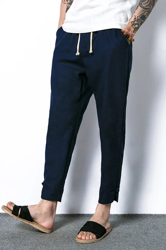 2019 Spring And Summer-Chinese-style Retro Washed Cotton Linen Pant Japanese-style Solid Color Large Size Casual Straight-Cut Fr
2019 Spring And Summer-Chinese-style Retro Washed Cotton Linen Pant Japanese-style Solid Color Large Size Casual Straight-Cut Fr